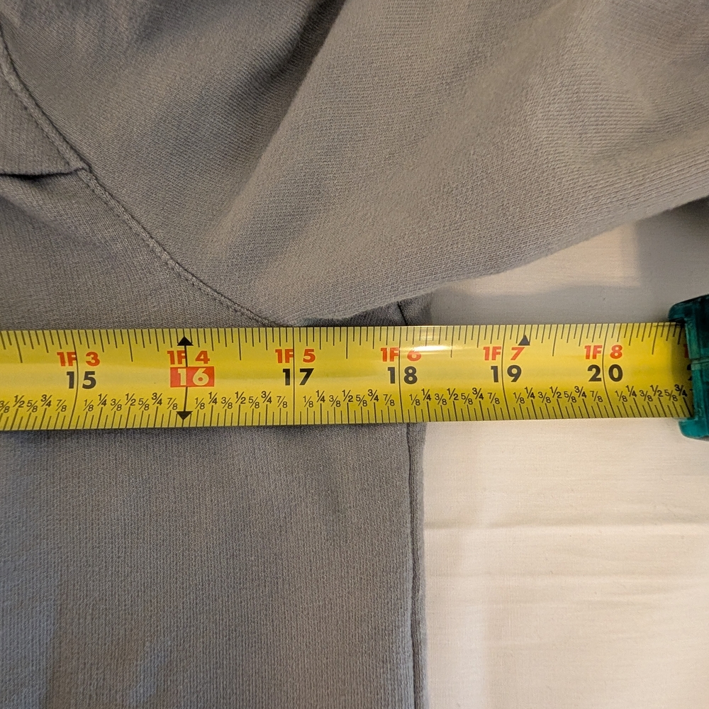 Loft Gray Blue Drawstring Collar Jacket - image 5